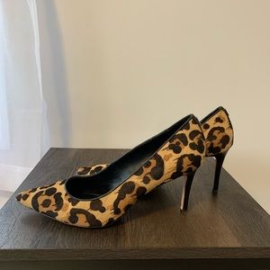 Coach leopard pumps size 9.5